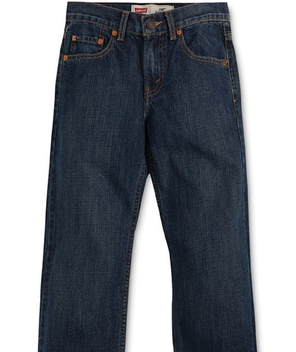 Calça jeans Levi's Husky 550 Relaxed Fit para meninos, azul, tamanho 16