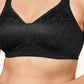 Sutiã sem fio Playtex Ultimate Lift and Support feminino, preto, tamanho 40D