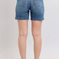 Judy Blue - High Waist Utility Mid Length Denim Short