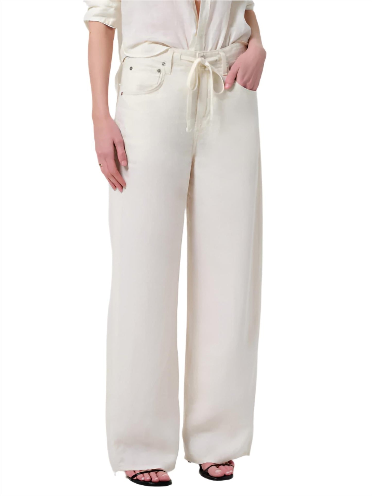 Citizens Of Humanity - Brynn Drawstring Linen Trouser