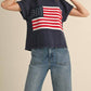 Jodifl - Ross American Flag Tee
