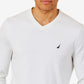 Suéter Nautica Masculino Navtech Performance Classic Fit com Gola V Macia e Tamanho XX-G