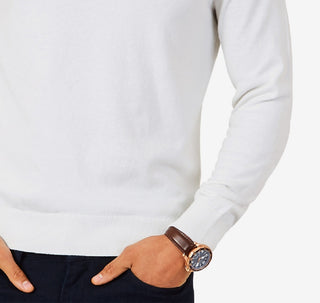 Suéter Nautica Masculino Navtech Performance Classic Fit com Gola V Macia e Tamanho XX-G