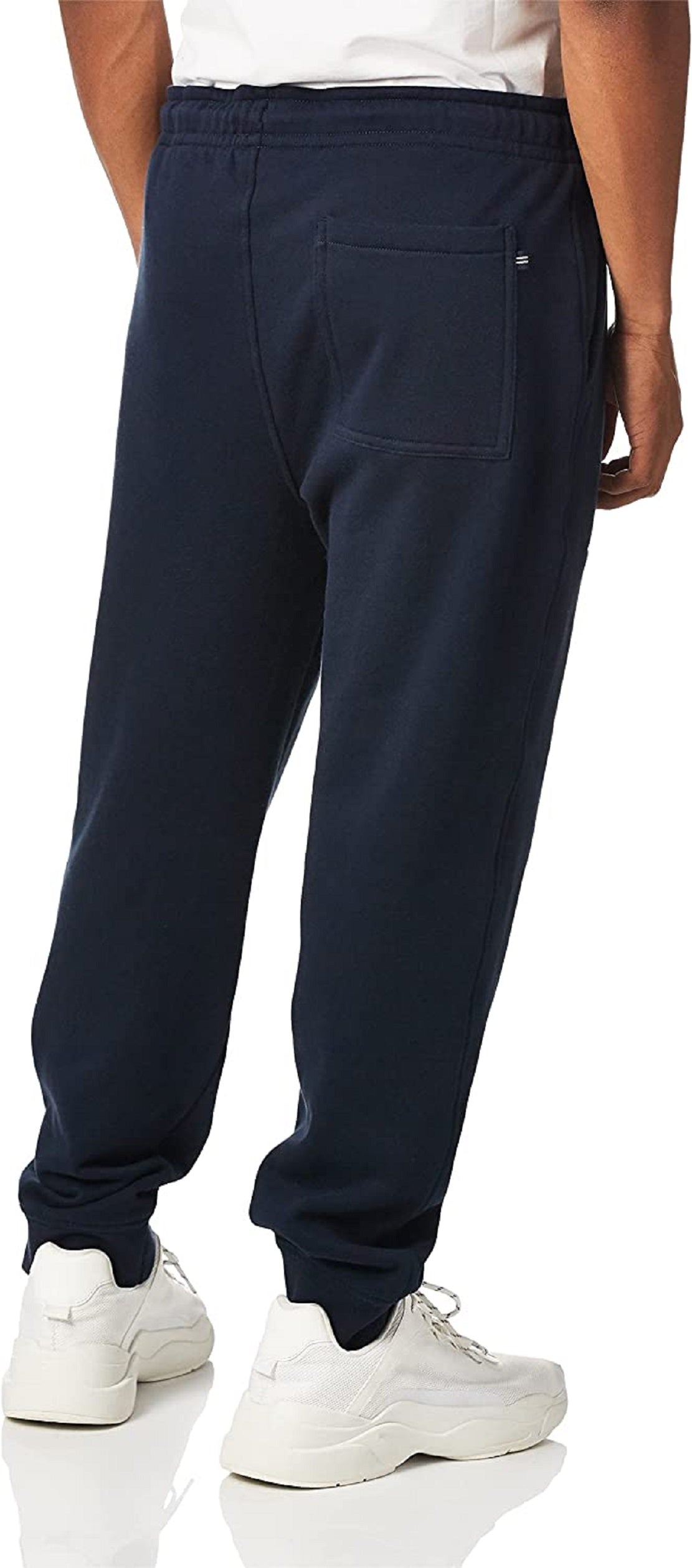 Calça jogger masculina Nautica Classic Fit Super Soft Knit Fleece, azul, tamanho grande