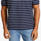 Camisa polo masculina listrada Nautica, azul, tamanho XX-G