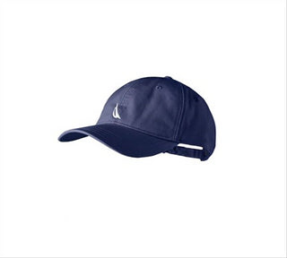 Boné de beisebol ajustável de algodão com logotipo clássico masculino Nautica, tamanho azul regular