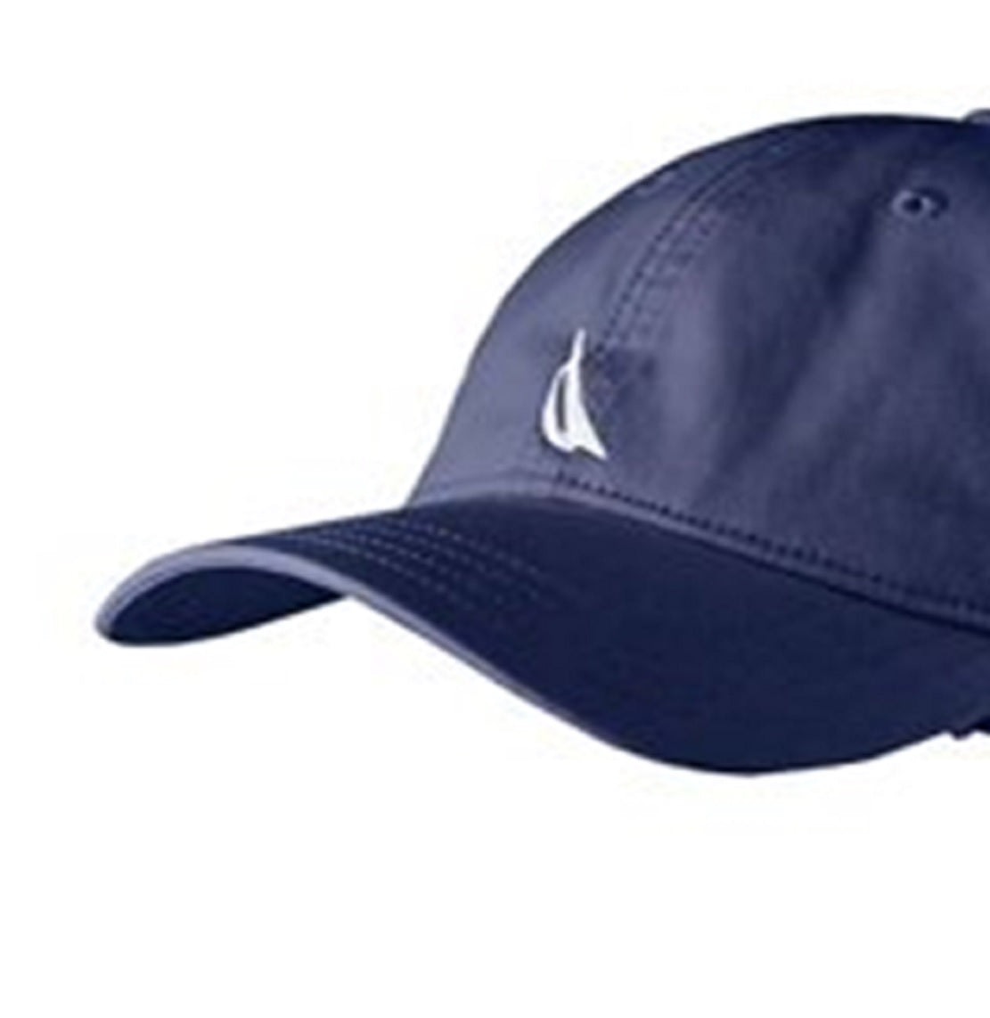 Boné de beisebol ajustável de algodão com logotipo clássico masculino Nautica, tamanho azul regular