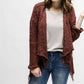 143 Story - Frayed Drape Sweater Cardigan