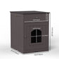 Pet House Cat Litter Box Enclosure With Drawer, Side Table
