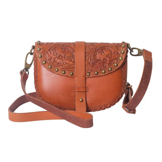 Anabaglish - Women's Cassie Convertible Leather Crossbody Bag