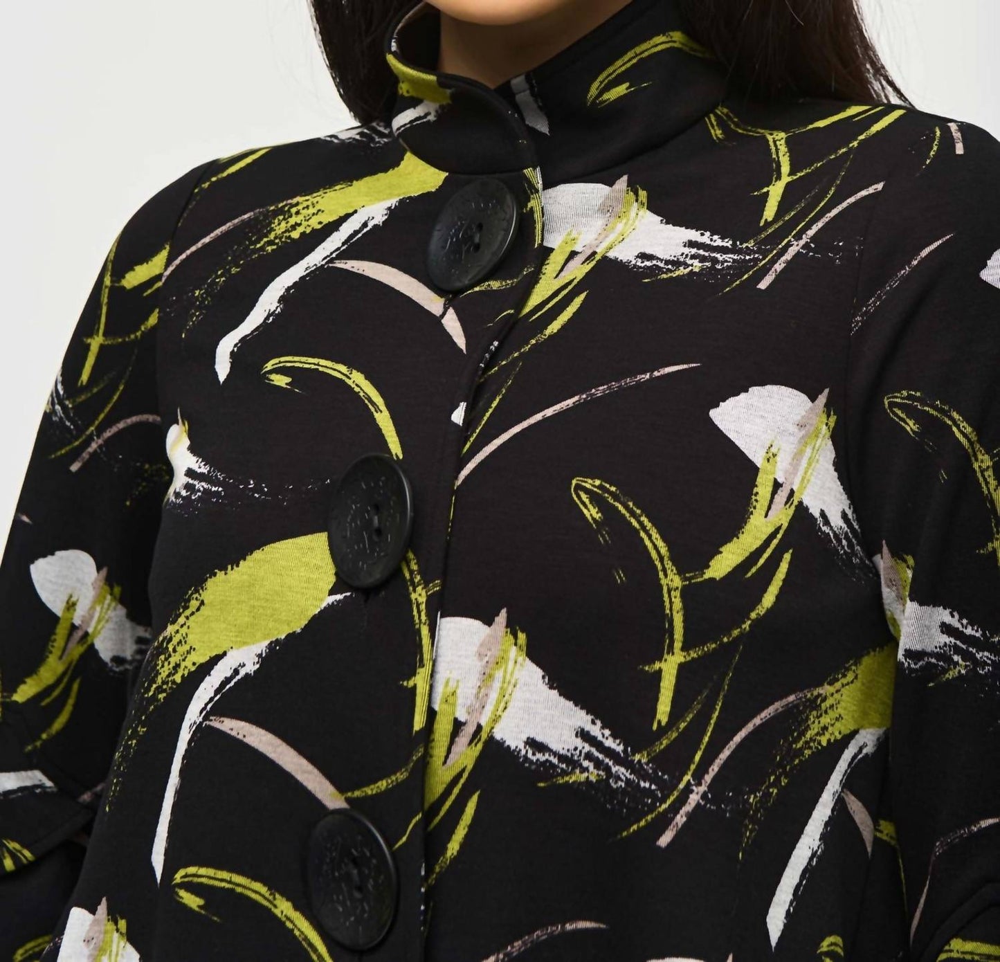 Joseph Ribkoff - Brushstroke Print Knit Jacket