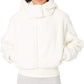 Alo Yoga womens Foxy Sherpa Jacket, Pristine