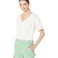 Free People Just Breathe Tee Painted White XS (Women's 0-2)