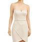 City Studio Womens Beige Sleeveless Sweetheart Neckline Short Tulip Cocktail Dress Size 3
