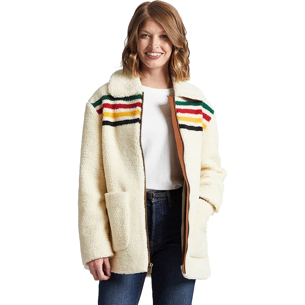 Pendleton Sunset Sherpa Fleece Feminino - Pequeno