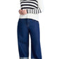 ELOQUII Women's Plus Size Tall Cuff Jean - 18, Dark Wash Denim