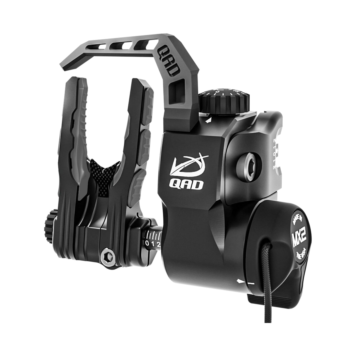 QAD Ultrarest Integrate MX2 Right Hand Full Containment Drop Away Arrow Rest Black