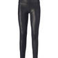 SPANX Faux Leather Tummy Control Leggings - Black