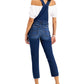 Tommy Jeans Womens Denim Distressed Overall Jeans Blue 26