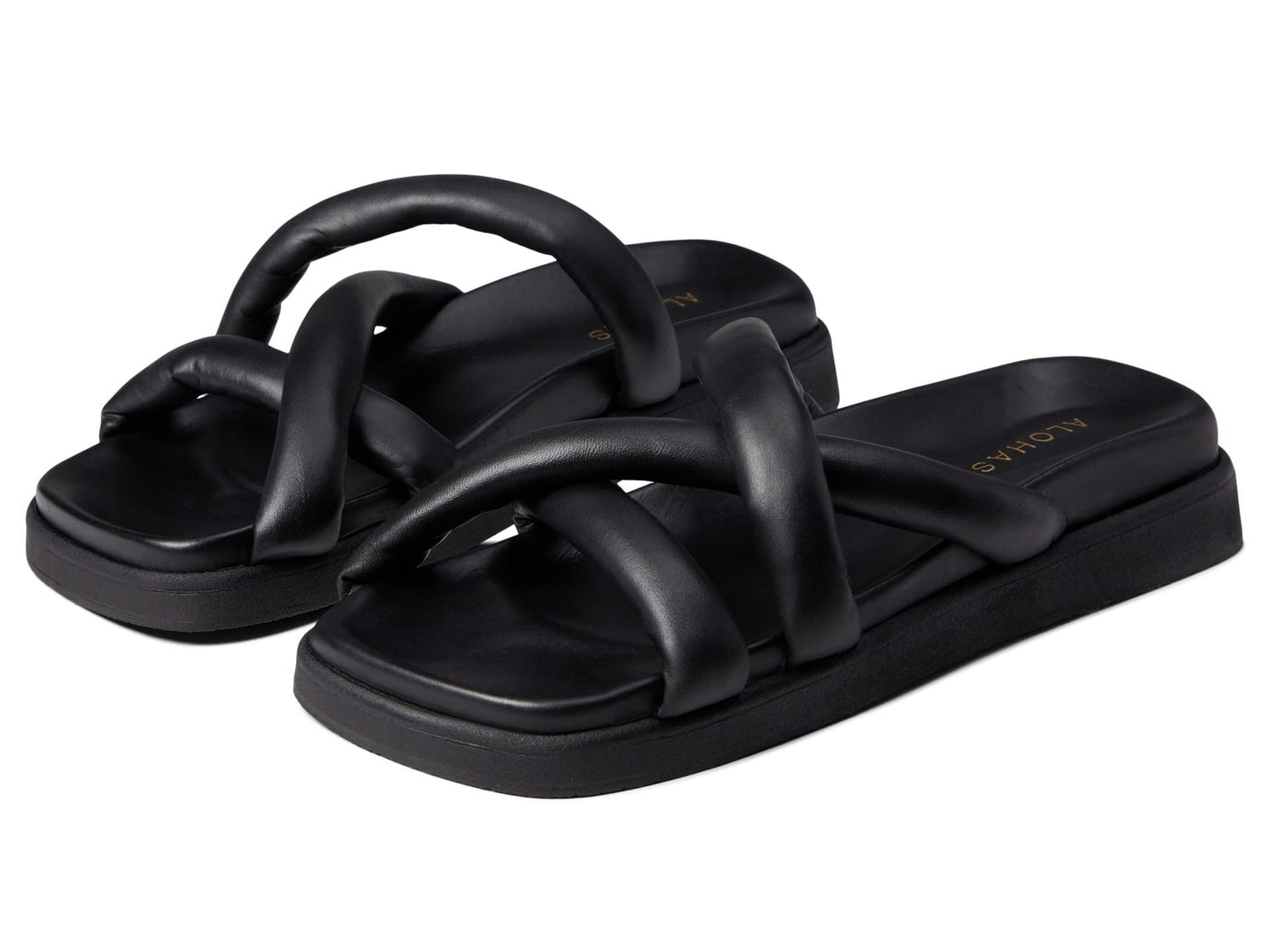 ALOHAS Slip-On Cross Black EU 39 (US Women's 8.5) M