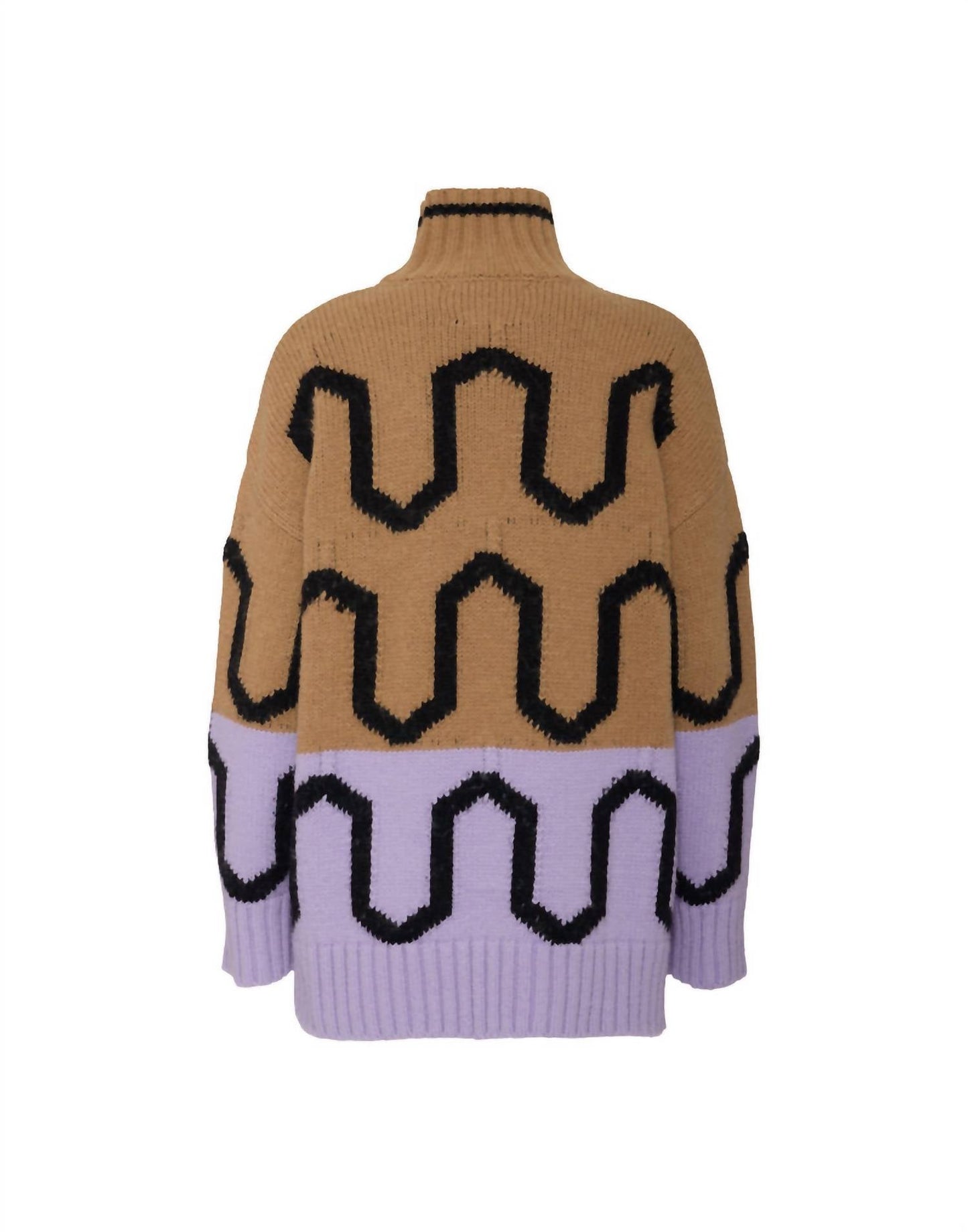 La Doublej - Comber Print Turtleneck