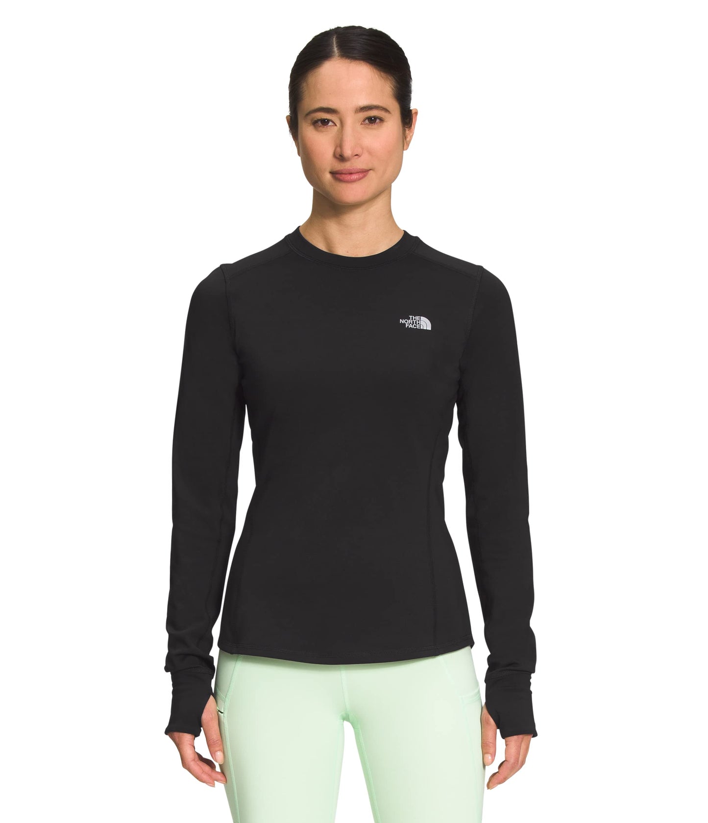 Women's Winter Warm Essential Crew - Black