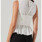Astr - Isela Twist Overlay Cotton Top