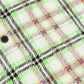 Topshop - Silk Check Print Bowling Blouse