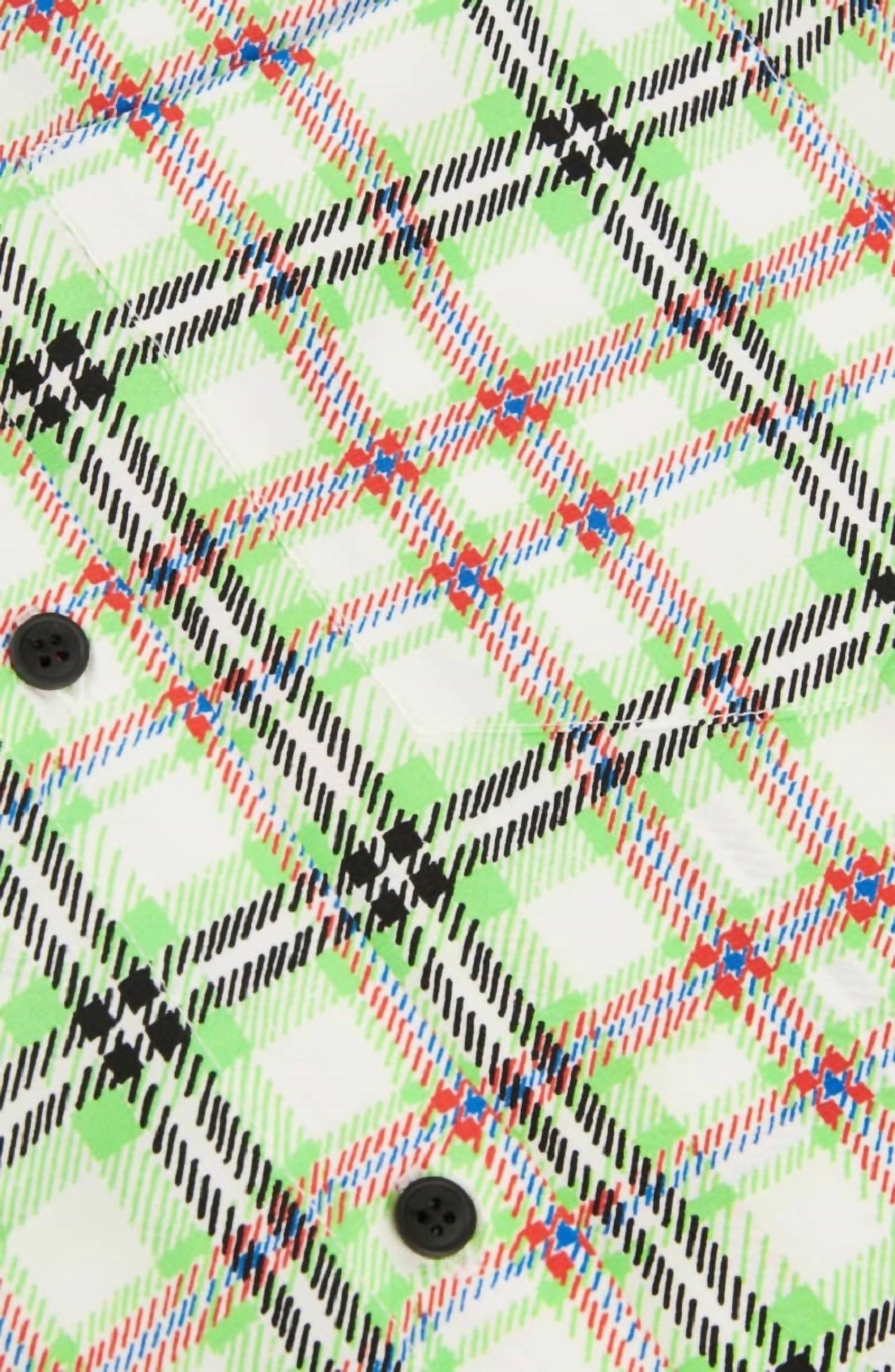 Topshop - Silk Check Print Bowling Blouse