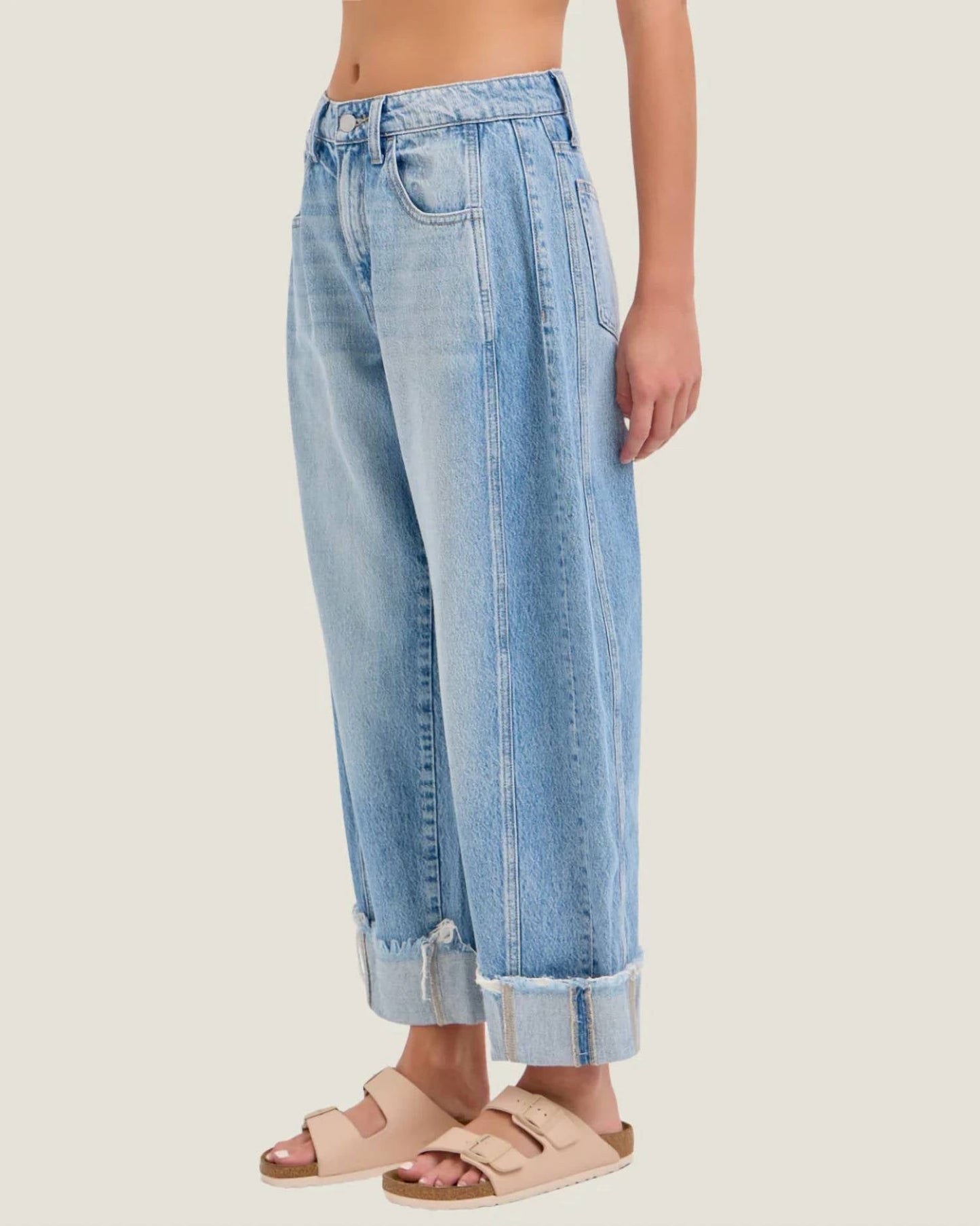 Cello - Jessie: Mid Waisted Barrel Jeans