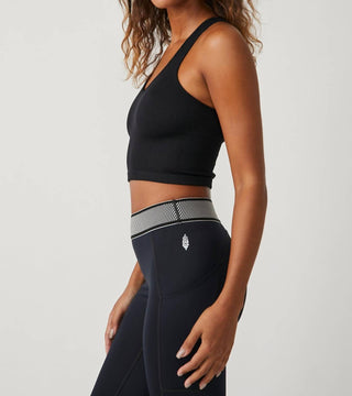 Free People - Camiseta regata curta Free Throw