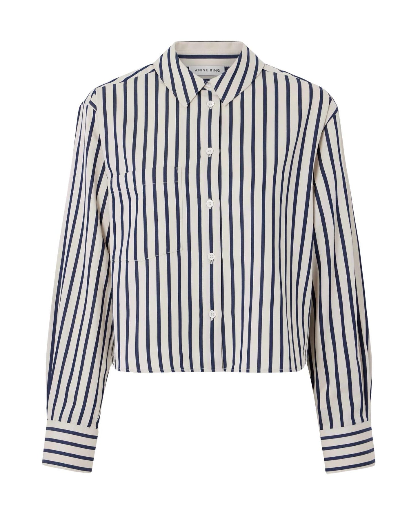 Anine Bing - Essie Cropped Shirt