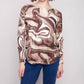 Charlie B - Boat Neck Sweater With Side Buttons