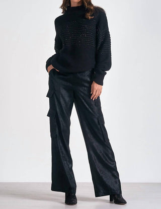 Elan - Suéter de gola alta com lantejoulas