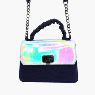 Like Dreams - Bolsa transversal vegana metálica Blaze feminina