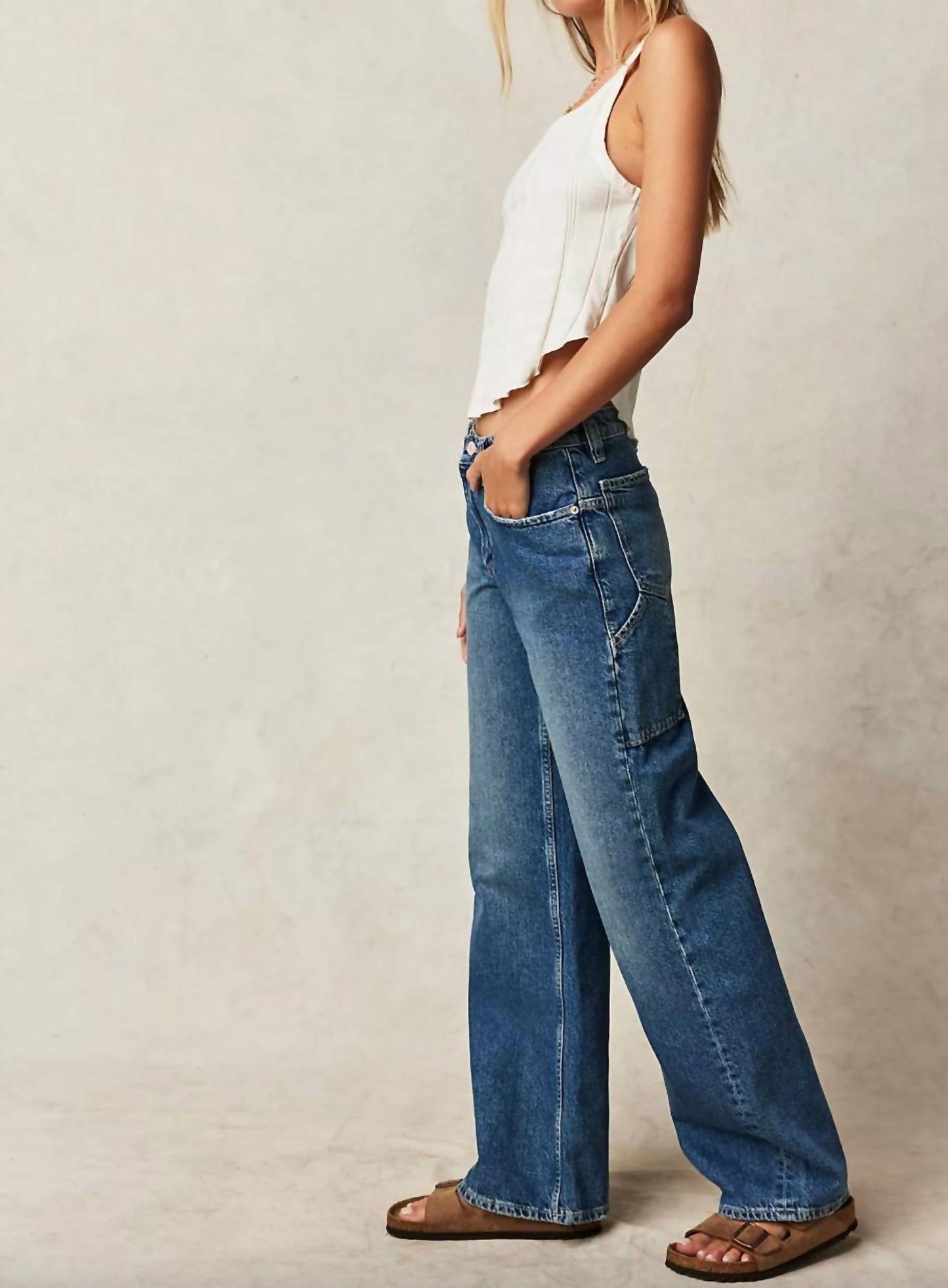 Free People - Tinsley Baggy High Rise Jeans