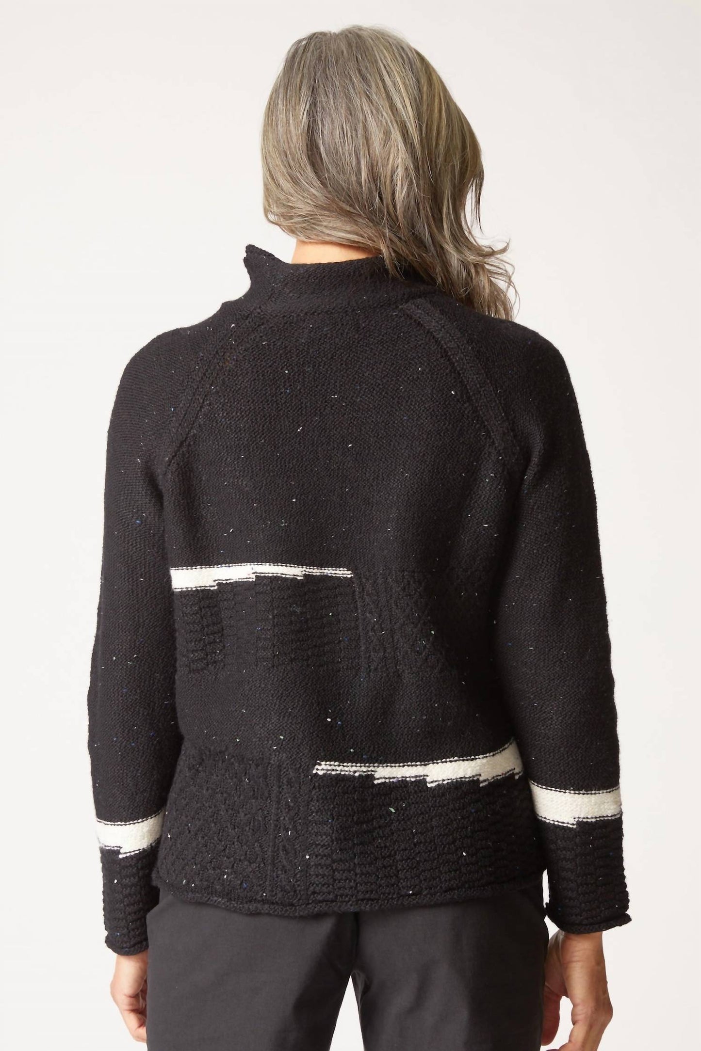 Habitat - Harvest Tweed Mixed Cable Stitch Pullover