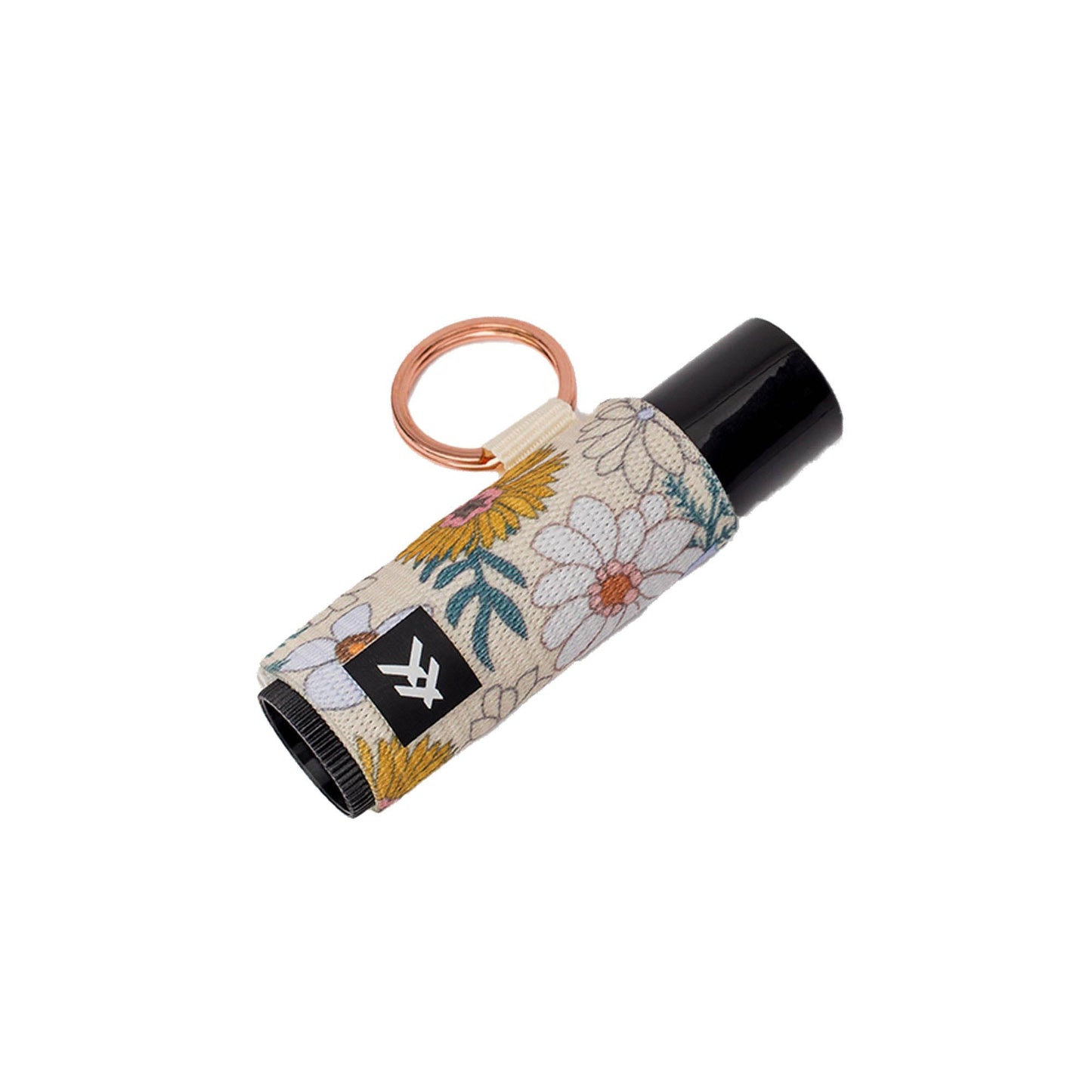 Thread Wallets Elastic Lip Balm and Gloss Holder Keychain Blossom