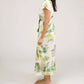 Beau & Ro - Palm Flutter Midi Dress