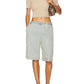 Enza Costa - Open Knit Cropped Short Sleeve Sweater