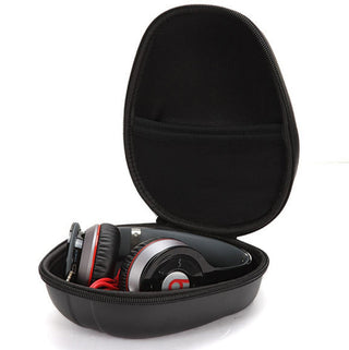 Capa rígida para fones de ouvido over-the-ear com proteção total, compatível com Anker, Wyze, Beats, Sony, Bose QC, JBL, Sennheiser, Skullcandy, mPow, Audio Technica, Cowin, JVC, Panasonic - preta
