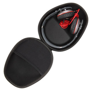 Capa rígida para fones de ouvido over-the-ear com proteção total, compatível com Anker, Wyze, Beats, Sony, Bose QC, JBL, Sennheiser, Skullcandy, mPow, Audio Technica, Cowin, JVC, Panasonic - preta