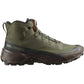 Salomon Unisex Cross Hike Tracker GTX Trail Sneakers Ranger Green 9 US Men