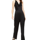 19 Cooper Womens Wide Leg Halter Jumpsuit Black S
