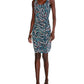NIC+ZOE Mosaic Dots Dress Aqua Multi XL (US 16-18)