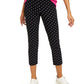 Charter Club Women's Capri Tummy-Control Skinny Pants Black Size 16