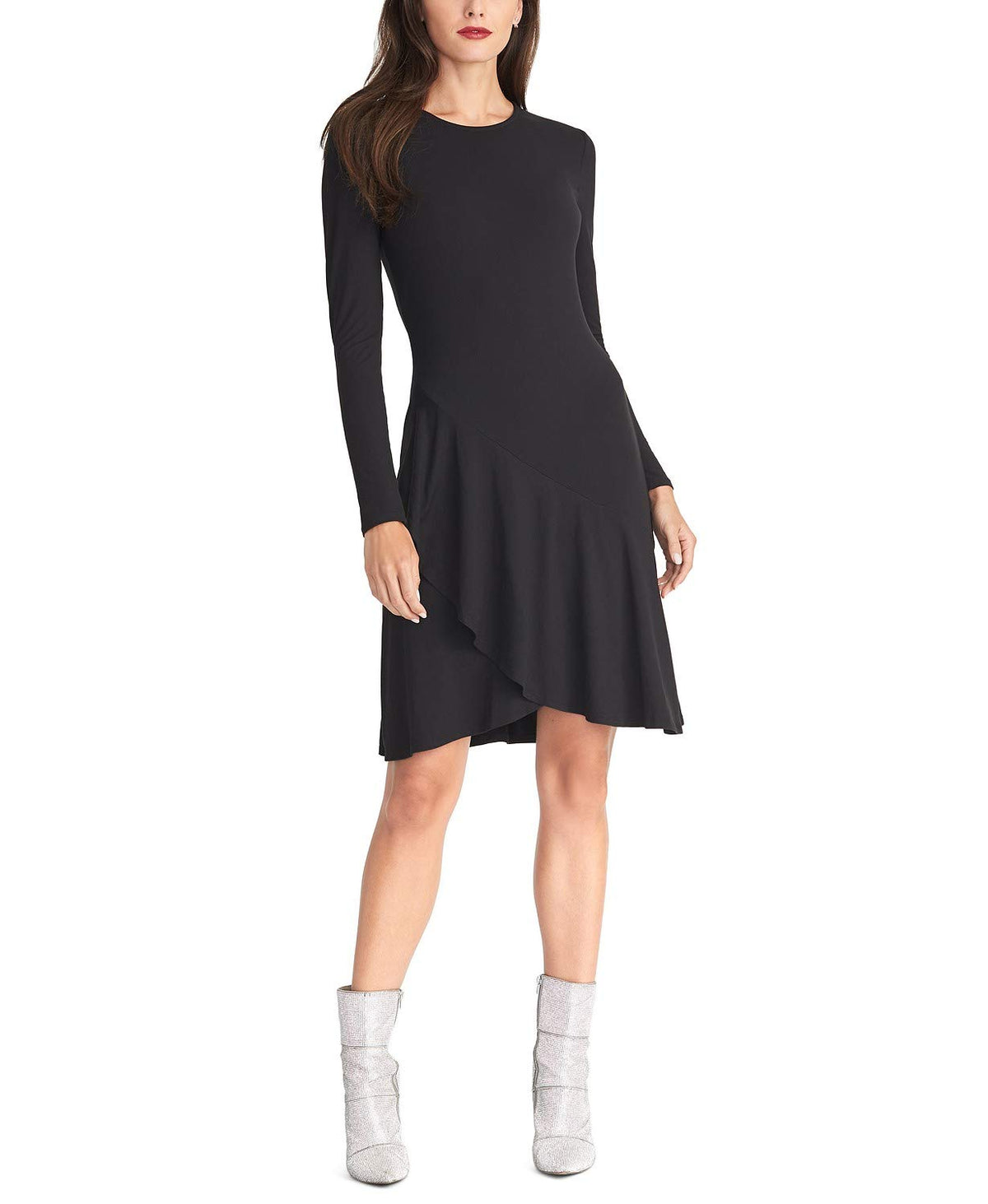 Rachel Rachel Roy Hortense Ruffled Dress Black XSmall