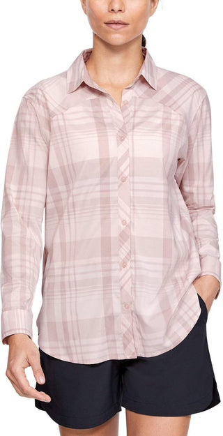 Under Armour Women's UA High Tide Plaid Long Sleeve
