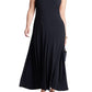 ELOQUII Women's Plus Size Mock Sleeveless Maxi Dress - 14, Black Onyx