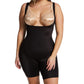 TC Fine Intimates Women's Comfort WYOB Thigh Slimmer with Back Magic, 4093, Black, 2X